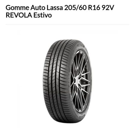 Gomme 205/60 R16 REVOLA 92V LASSA